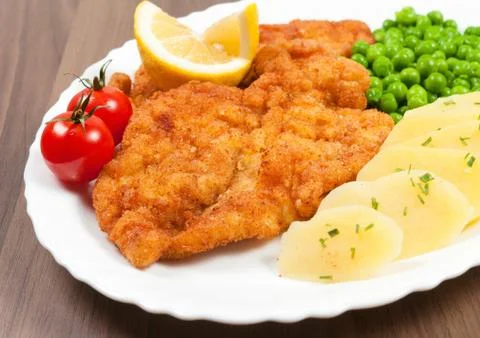 Vienna steak Stock Photos