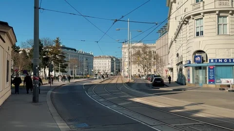 Vienna Streets 14 (Editorial) Stock Footage 319846476