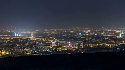 Vienna Top View Time Lapse Stock Footage 70545714