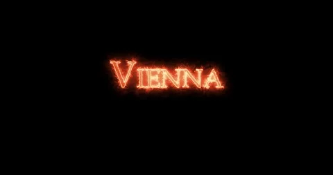 Vienna written with fire. Loop Vidéo 122009712