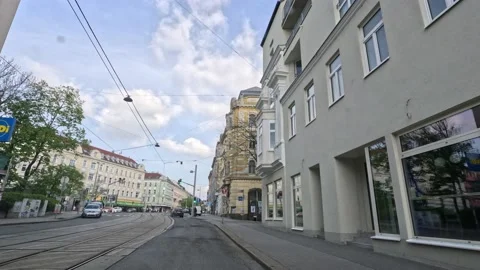 Vienna's Vibrant Daytime Streets: A Visual Tour in 5K Quality Stock Footage 239020595