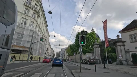 Vienna's Vibrant Daytime Streets: A Visual Tour in 5K Quality Stock Footage 239021730