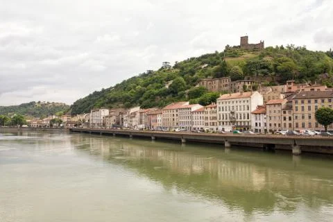 Vienne, Rhone River View Stock Photos