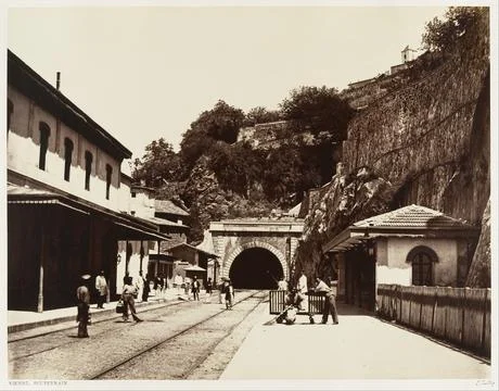 Vienne, Souterrain ca. 1861 Edouard Baldus French, born Prussia Baldus's gr.. Stock Photos
