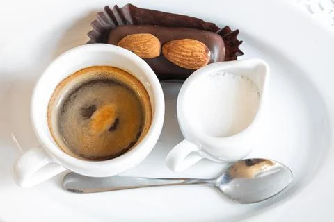 Viennese coffee serving Stock Photos