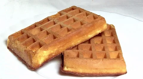 Viennese waffles Video stock 49024879