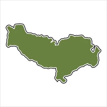 Vientiane map design Stock Illustration
