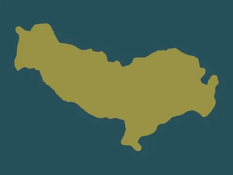 Vientiane prefecture, Laos. Solid color shape Stock Illustration