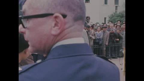 Vietnam 1970s: American POWs released during Operation Homecoming in Vietnam. Stock Footage 329532453
