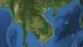 Vietnam. 3d earth in space - zoom in on Vietnam outlined on green 4k 4k or 4k+ Resolution
