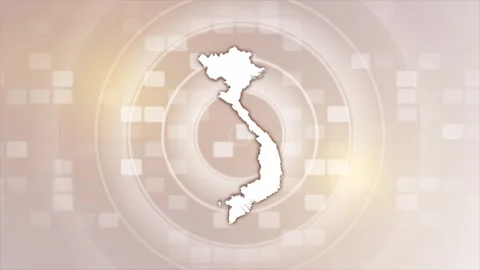 Vietnam Animated Map Stock Footage 275637729