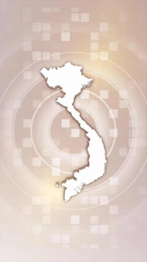 Vietnam Animated Map Stock Footage 275902465