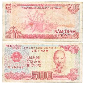 Vietnam bill Stock Illustration