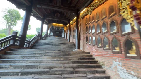 Vietnam Buddhist temple visual day Stock Footage 344310778