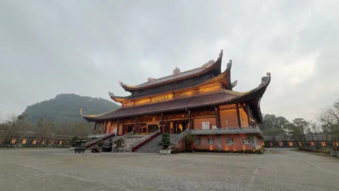 Vietnam Buddhist temple visual day Stock Footage 344310798