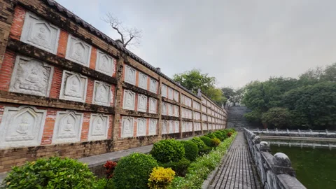 Vietnam Buddhist temple visual day Stock Footage 344347090