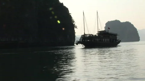 Vietnam coast timelapse Stock Footage 289807