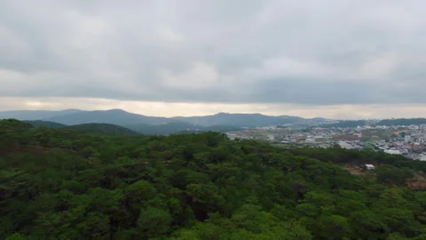 Vietnam Dalat Cable cart view Stock Footage 344151745