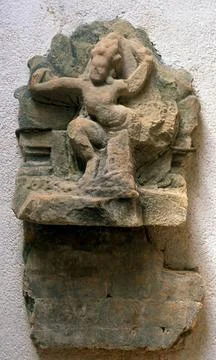  Vietnam: Dancing apsara (celestial nymph), Cham bas reliefs, My Son Museu... Stock Photos