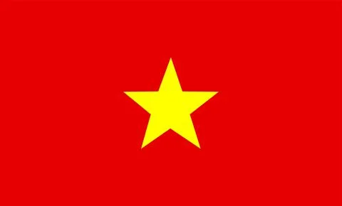 Vietnam Flag Design Stock Illustration