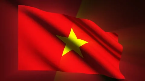 Vietnam-Flag Stock Footage 893824