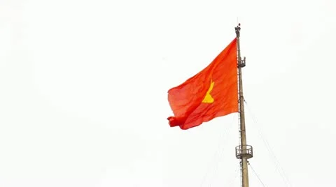 Vietnam flag. Video stock 10878965