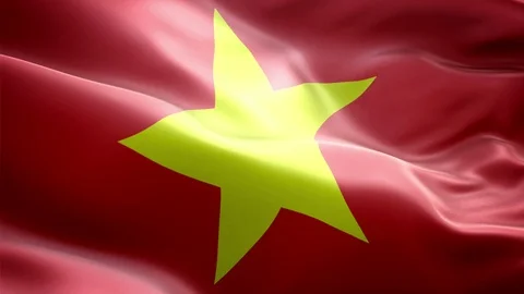 Vietnam Flag Stock Footage 116407900