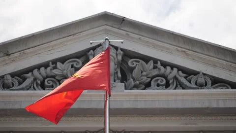 Vietnam flag Stock Footage 139946581