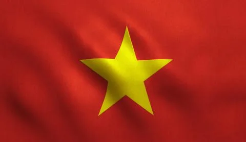 Vietnam Flag Stock Illustration