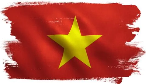 Vietnam Flag Stock Illustration