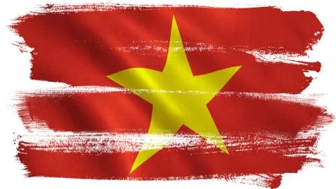 Vietnam Flag Stock Illustration