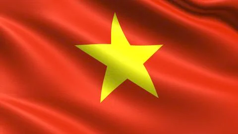 Vietnam flag Stockillustratie