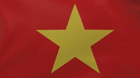 Vietnam flag texture Stock Illustration