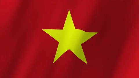 Vietnam flag waving animation 動画素材 222846105