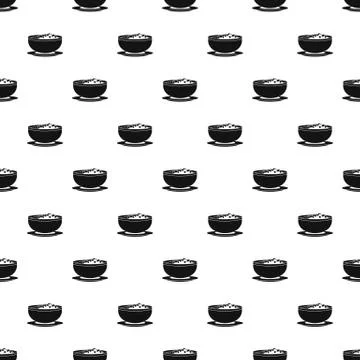 Vietnam food pattern seamless vector Illustrazione stock