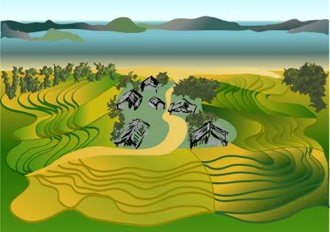 Vietnam Stock Illustration