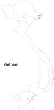 Vietnam map Stock Illustration
