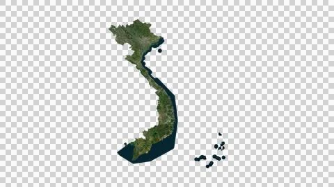 Vietnam Map Иллюстрация