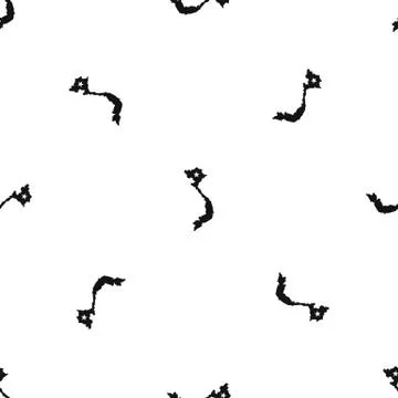 Vietnam map pattern seamless black Stock Illustration