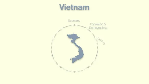 Vietnam MAP revealingmotion graphics data elements Stock Footage 339872862