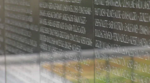 Vietnam Memorial Stock Footage 38877442