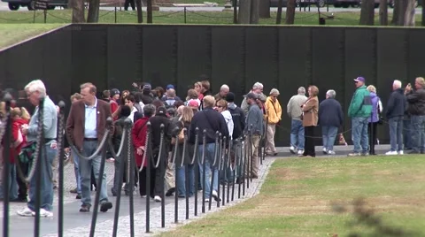 Vietnam Memorial Video stock 50984195