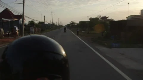 Vietnam Motorcycle 2 Stock Footage 54373641