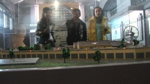 Vietnam prison museum Stock Footage 289272