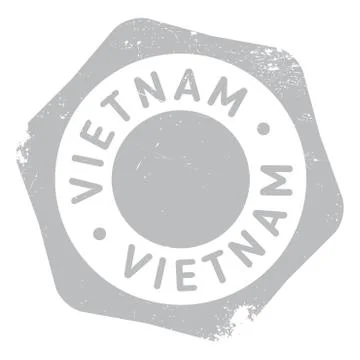 Vietnam rubber stamp Stock Illustration