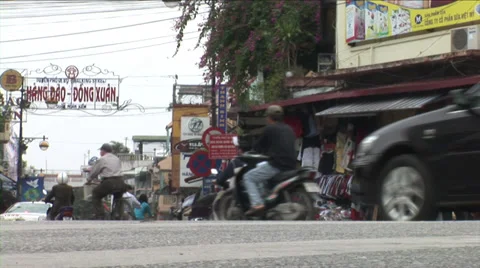 Vietnam, Saigon Intersection Vídeo Stock 39601493