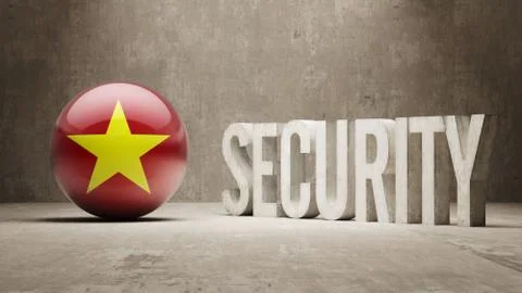 Vietnam. Security Concept. Stock Illustration