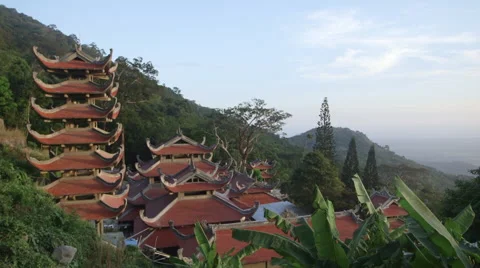 Vietnam Tempel Day Stock Footage 54374413