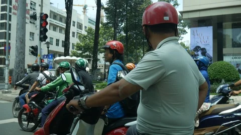 Vietnam Traffic Stock Footage 108157218