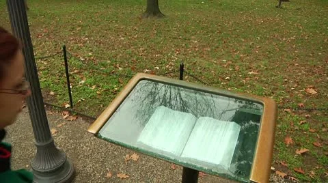 Vietnam Veterans Memorial (LP-Washington-112) Stock Footage